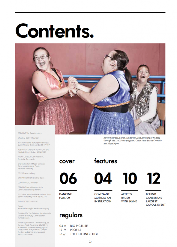 Salvation Army Creative Magazine