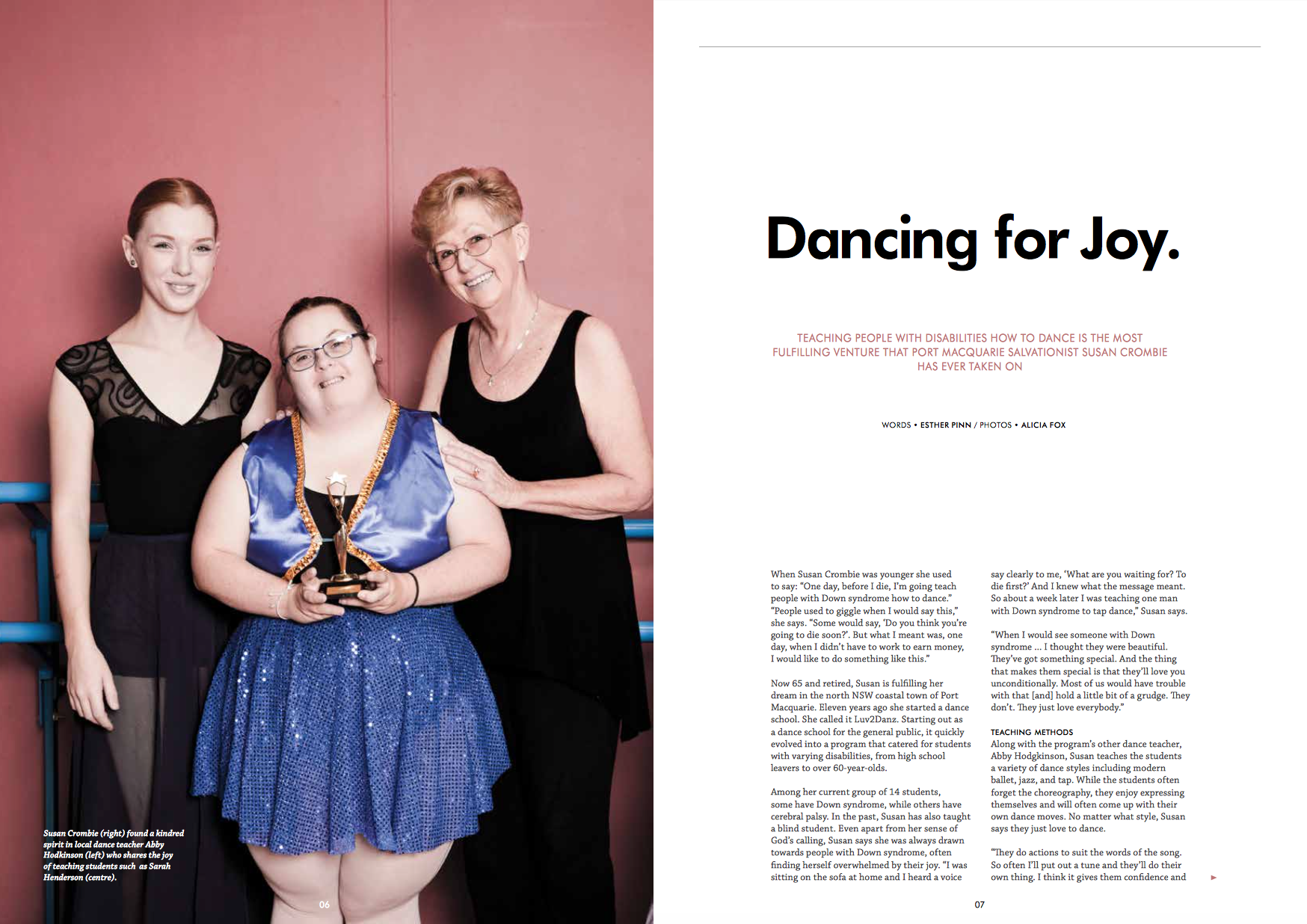 Editorial Photography – Salvation Army Magazine